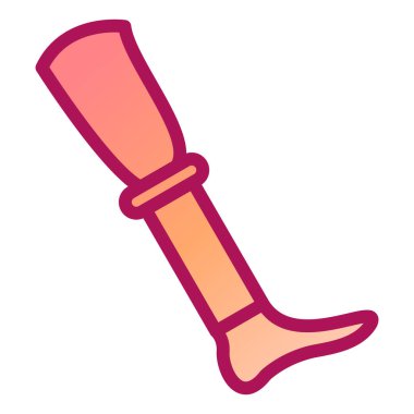 bacak ikonu vektör illüstrasyonu