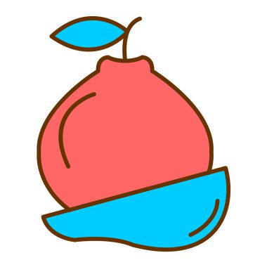 meyve Web simgesi vektör illüstrasyonu 