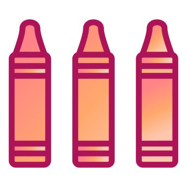 crayola modern simge vektör illüstrasyonu 