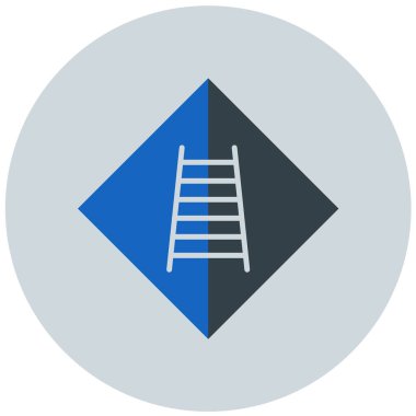 merdiven modern simge vektör illüstrasyonu