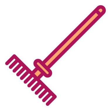 Tırmık. Web simgesi basit illüstrasyon