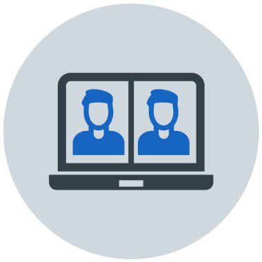 kullanıcı. Web simgesi basit illüstrasyon