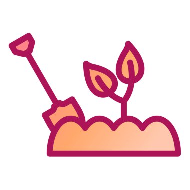 bitki simgesi vektör illüstrasyonu