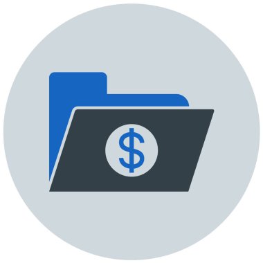 Para için. Web simgesi basit illüstrasyon