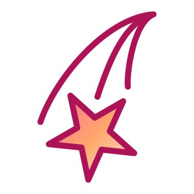 Yıldız. Web simgesi basit illüstrasyon