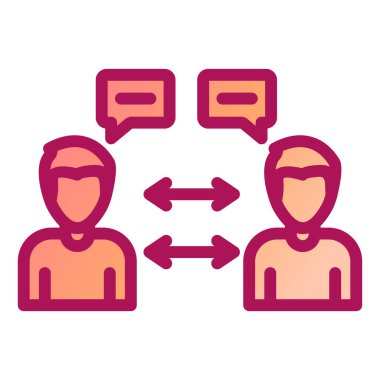 İnsan simgesinin vektör illüstrasyonu