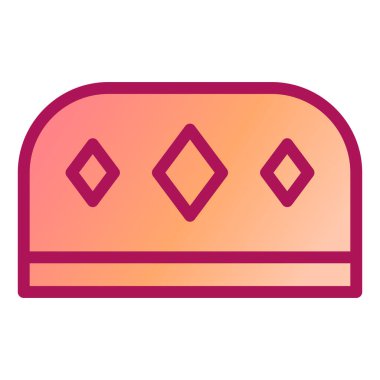 Şapka. Web simgesi basit illüstrasyon