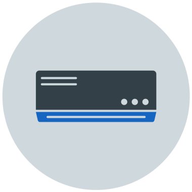 Klima simgesi, vektör illüstrasyonu basit tasarım