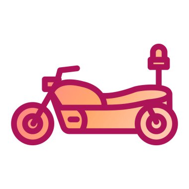 scooter simgesi vektör illüstrasyonu