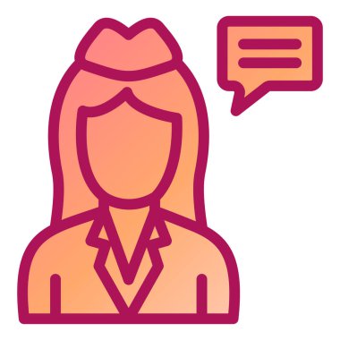 avatar. Web simgesi basit illüstrasyon