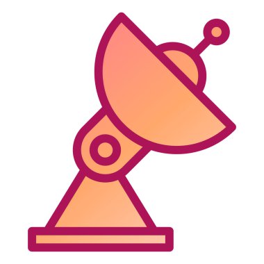 Uydu anteni. Basit resimleme