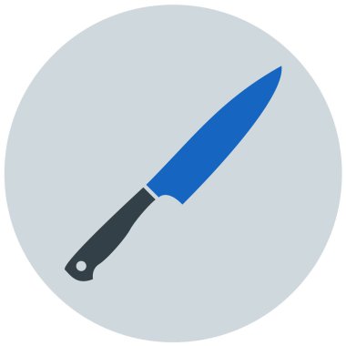 Bıçak. Web simgesi basit illüstrasyon
