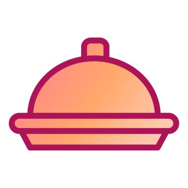 Tabak. Web simgesi basit tasarım