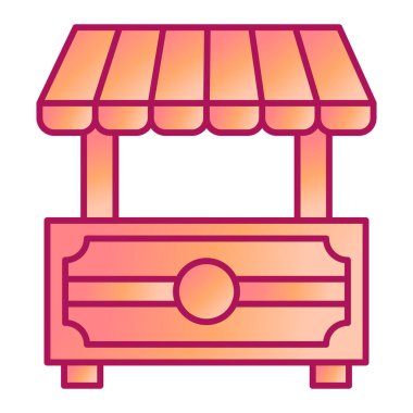 Modern simge vektör illüstrasyonunu durdur 