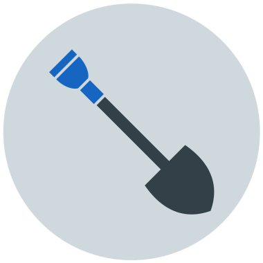 Modern simge vektör illüstrasyonunu kürekle 