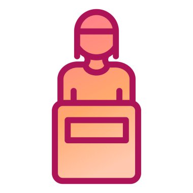 Vektör illüstrasyonu, simge ögesi arkaplanı