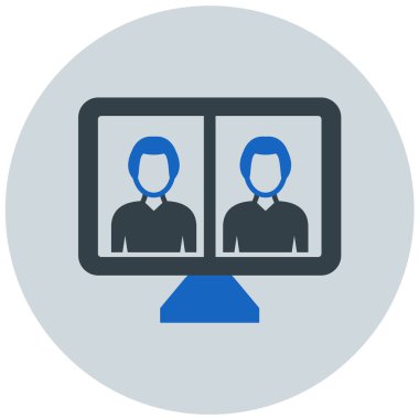 bilgisayar web simgesi basit illüstrasyon