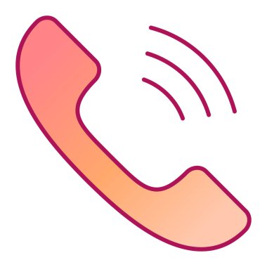 telefon arama simgesi vektör illüstrasyonu