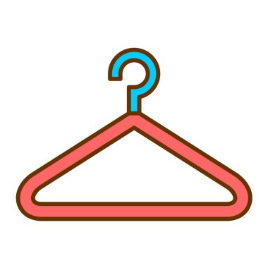 askı simgesi vektör illüstrasyonu