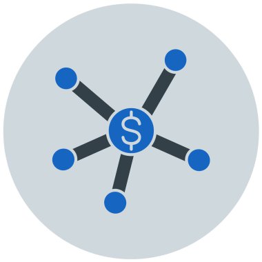 iş yönetimi dairesi simgesi.