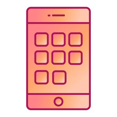 cep telefonu ikonu vektör illüstrasyonu