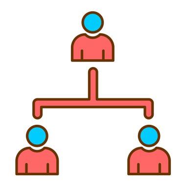 İnsan simgesinin vektör illüstrasyonu