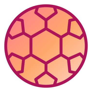 futbol topu ikonu vektör illüstrasyonu