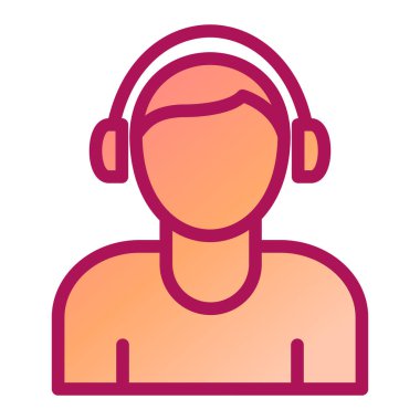 Müşteri desteği. Web simgesi