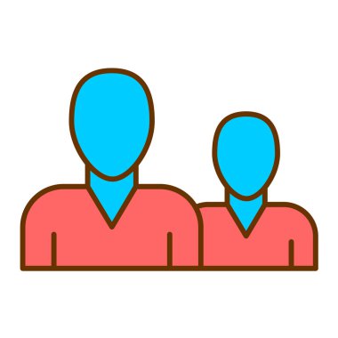 insanlar simge vektör illüstrasyonu