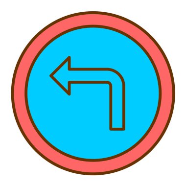 Trafik işaretlerinin vektör illüstrasyonu