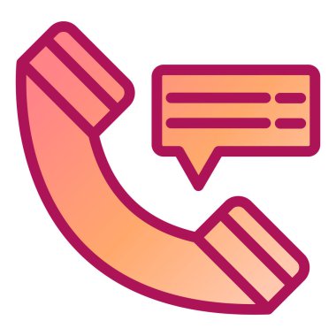 telefon arama simgesi vektör illüstrasyonu