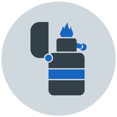 Çakmak. Web simgesi basit tasarım