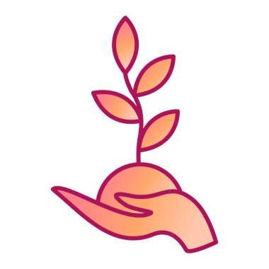 bitki modern ikon vektör illüstrasyonu 