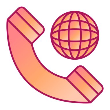 Çağrı merkezi ikon vektör illüstrasyonu