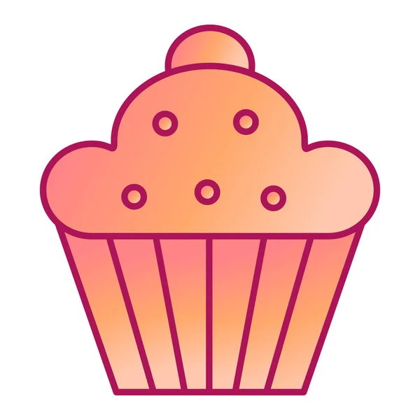 Cupcake Web Ikone Einfaches Design — Stockvektor