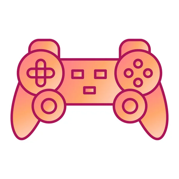 Joystick Consola Juegos Icono Vector Ilustración Diseño Gráfico — Archivo Imágenes Vectoriales