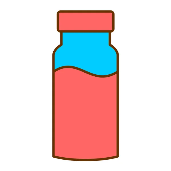 Pot Bouteille Médicament Pilules Illustration Vectorielle — Image vectorielle