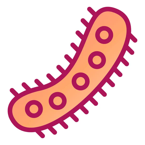 Caterpillar Web Icon Simple Illustration — Stock Vector