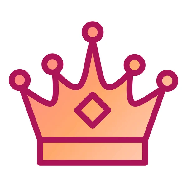 Crown Modern Icon Vector Illustration — Stock Vector