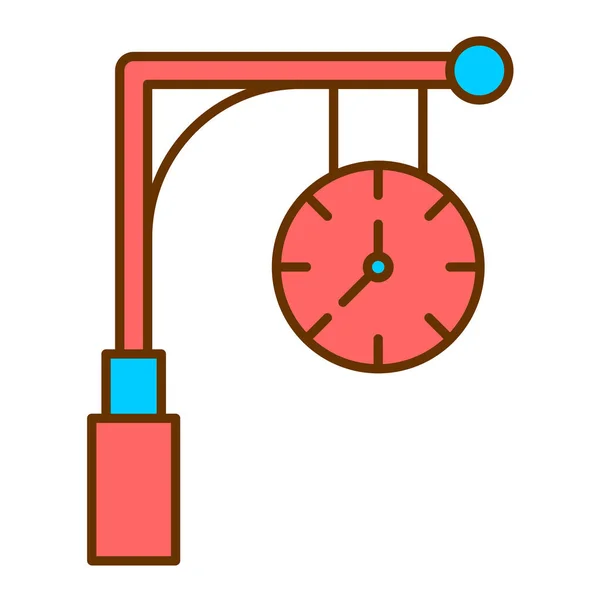 Clock Modern Icon Vector Illustration — Stockový vektor