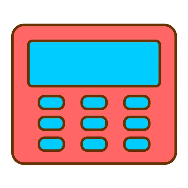 Calculator Pictogram Vector Illustratie — Stockvector