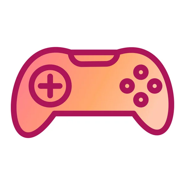 Joystick Icono Web Ilustración Simple — Vector de stock