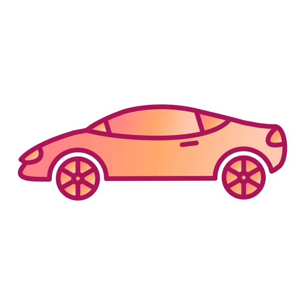 Car Icon Flat Illustration Taxi Vector Icons Web Design — Stockvektor