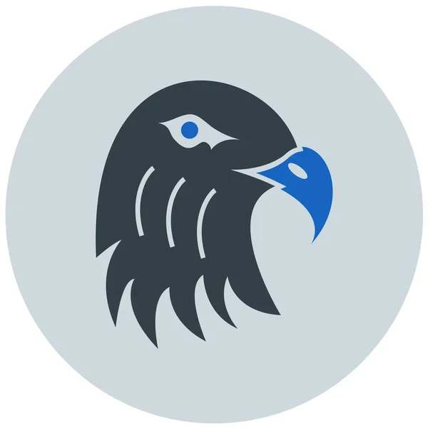 Eagle Web Icon Simple Illustration — Stock Vector