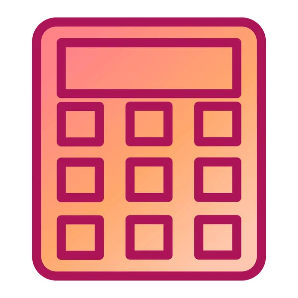 Calculator Web Icon Simple Illustration — Stock Vector