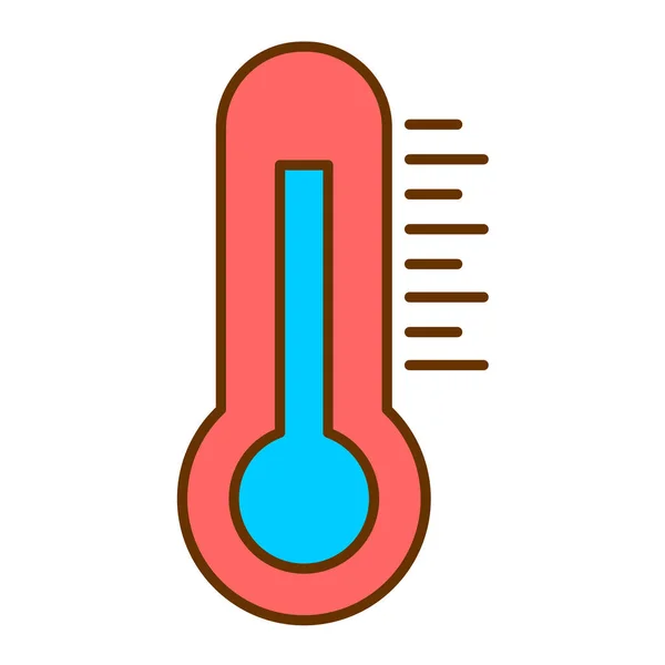 Temperature Modern Icon Vector Illustration — Stock Vector