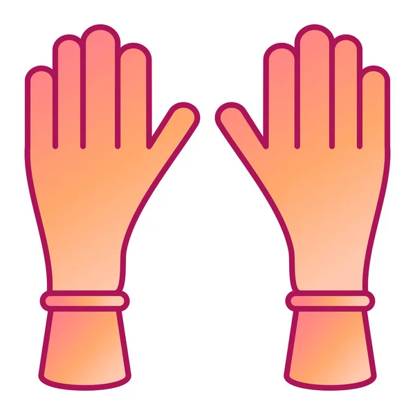 Handschoenen Icoon Vectorillustratie — Stockvector