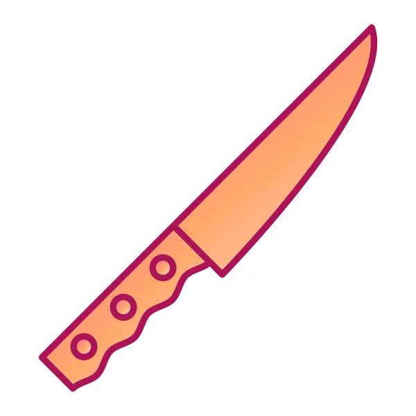 Messersymbol Einfache Illustration Von Vektorsymbolen Für Küchenutensilien Für Webdesign Isoliert — Stockvektor
