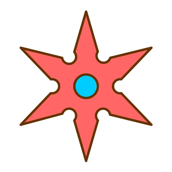 Vector Icono Estrella Aislado Sobre Fondo Blanco Estrellas Signo Transparente — Vector de stock