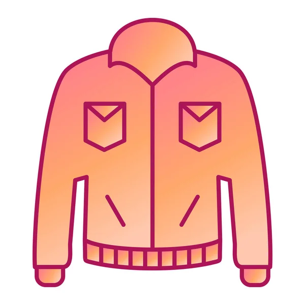 Vector Ilustración Del Icono Chaqueta — Archivo Imágenes Vectoriales